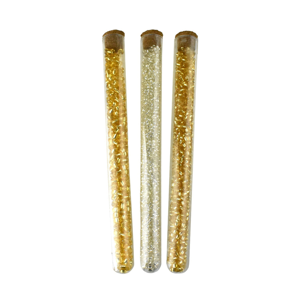 Pearlized Glass Seed Bead Tubes, 7/8-ounce