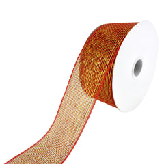 Decorative Metallic Mesh Ribbon, 2-1/2-Inch, 25-Yard