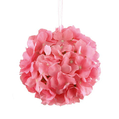 Silk Hydrangea Flower Kissing Balls Centerpiece, 6-Inch