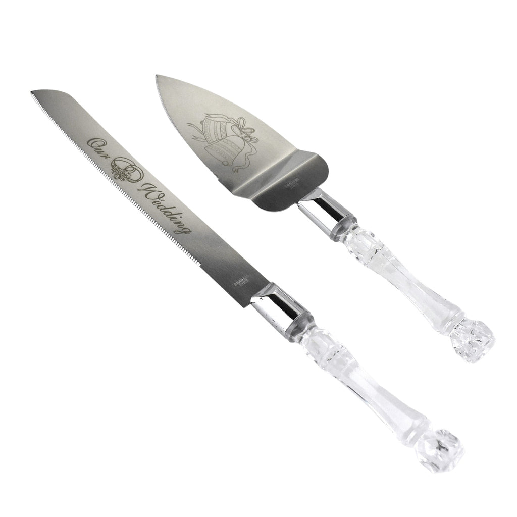 Our Wedding Cake Knife and Server Set, 12-3/4-Inch, 2-Piece
