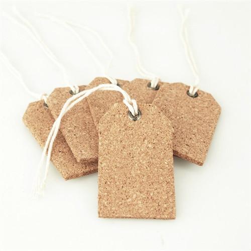 Natural Cork Tags, 2-1/4-inch, 6-Piece
