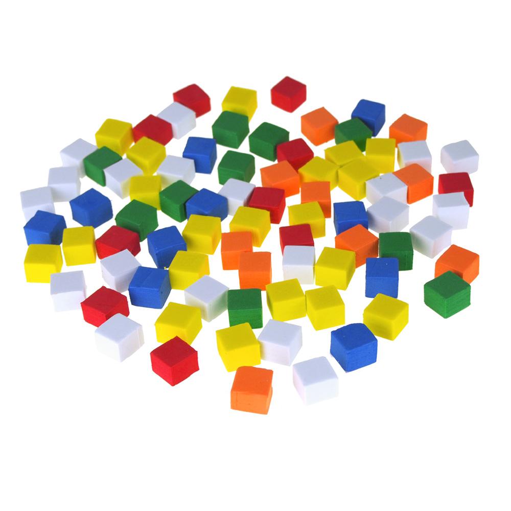 Self-Adhesive Foam Color Tiles, Primary, 1/2-Inch, 90-Count