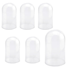 Plastic Dome Display Case, Clear Base