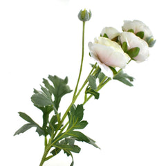 Blooming Silk Ranunculus Spray, 26-Inch