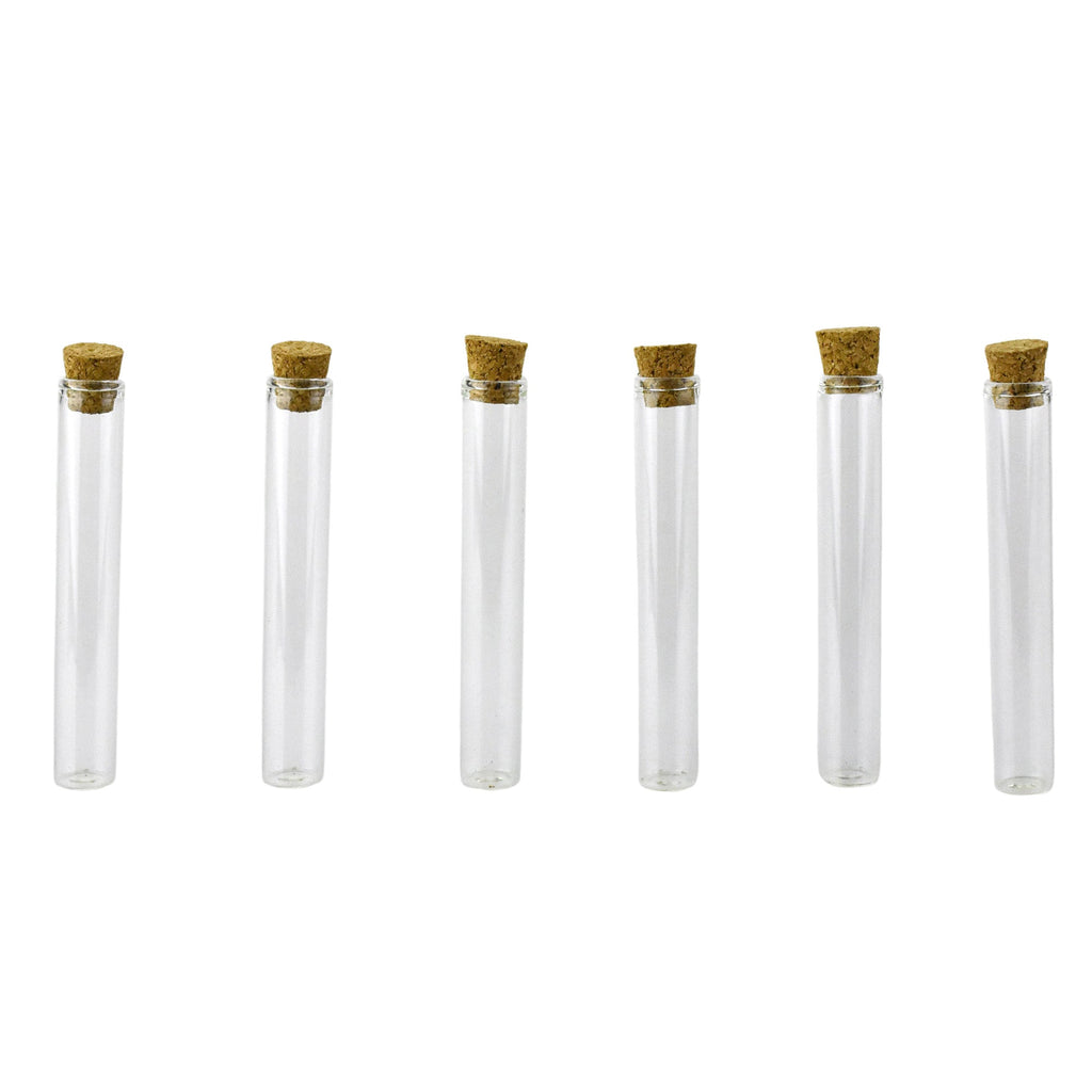 Mini Glass Vials with Cork Lid