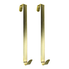 Metal Wreath Hanger, Gold, 13-5/8-Inch