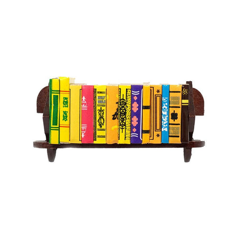 Miniature Book Collection with Rack, 3-1/16-Inch