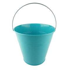 Tin Pail Bucket with Handle Party Favor, 9-Inch, 1-Count
