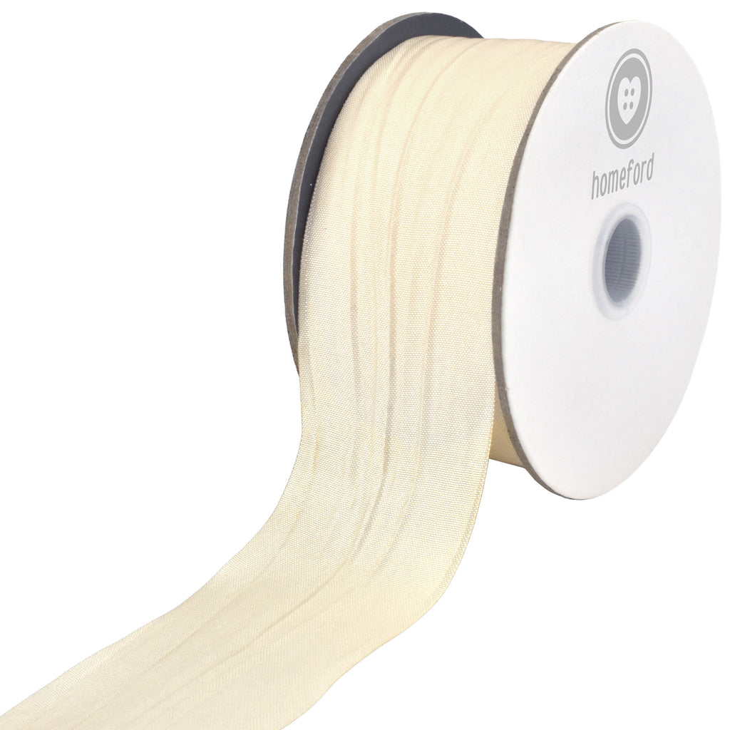 Crinkle Iridescence Ribbon, 25-yard