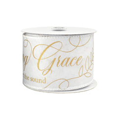 Patriotic Amazing Grace Wired Ribbon, 10-yard