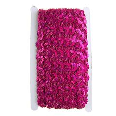 Metallic Sequin Waved Trim, 18mm, 15-Yards
