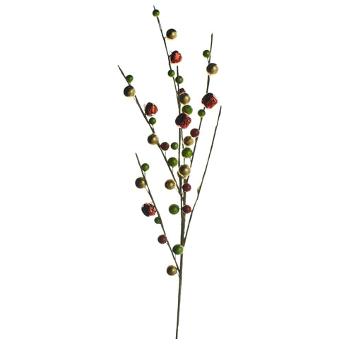 Jingle Bell Branch Stem, 29-Inch