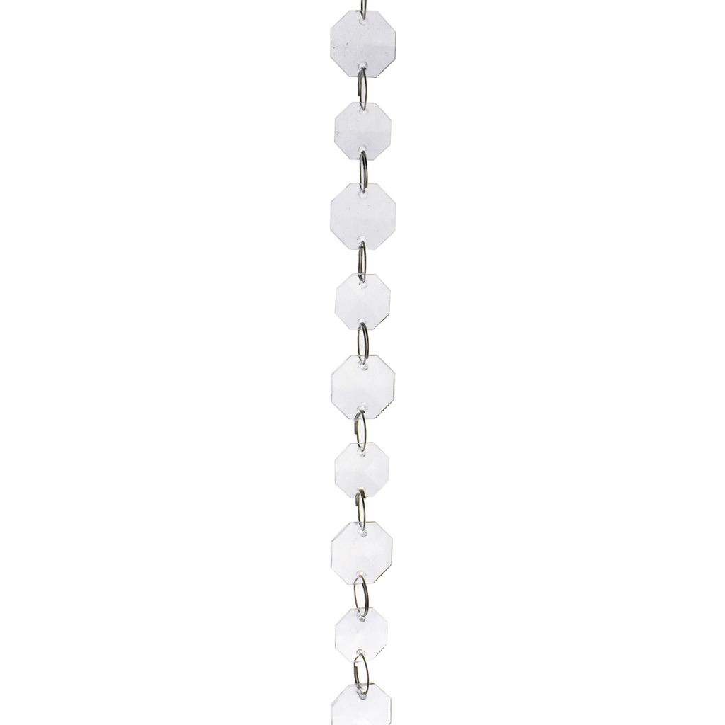 Acrylic Assorted Octagon Size Strand, 10-Yard