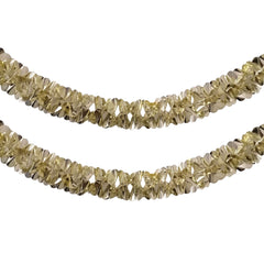 Metallic Floral Foil Garland, 6-1/4-Inch, 12-Feet