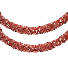 Metallic Floral Foil Garland, 6-1/4-Inch, 12-Feet