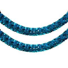 Metallic Floral Foil Garland, 6-1/4-Inch, 12-Feet