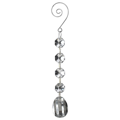 Acrylic Chandelier Crystals, Gemstone Link, 6-inch