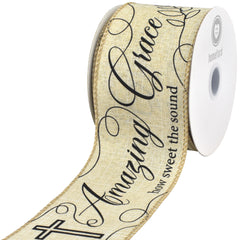 Patriotic Amazing Grace Wired Ribbon, 10-yard