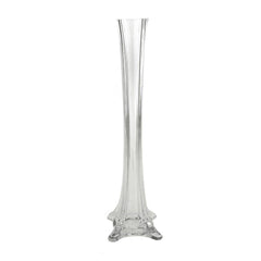 Tall Eiffel Tower Glass Vase Centerpiece, 28-inch