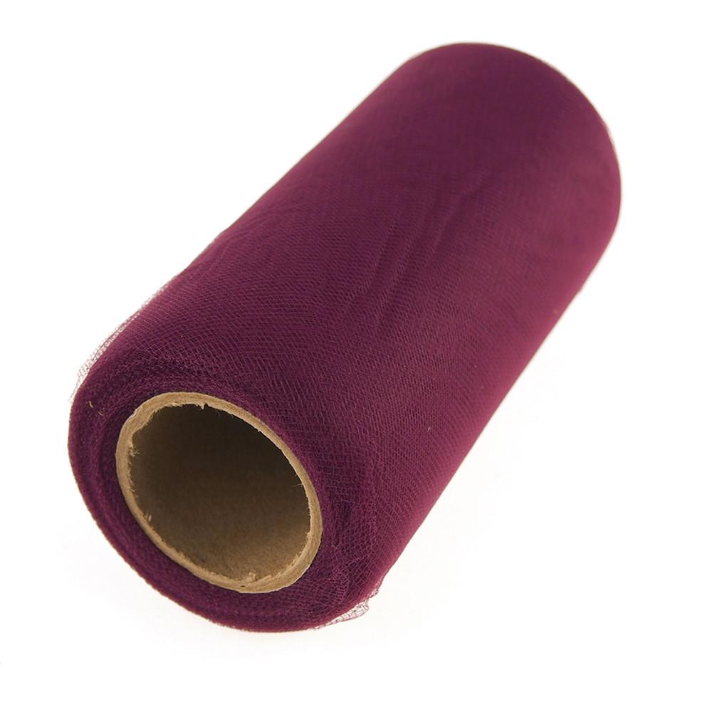 Premium American Tulle Spool Roll, Made in the USA, 6-Inch, 25 Yards
