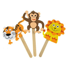 DIY Foam Character Stick Puppets
