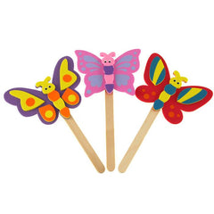 DIY Foam Character Stick Puppets