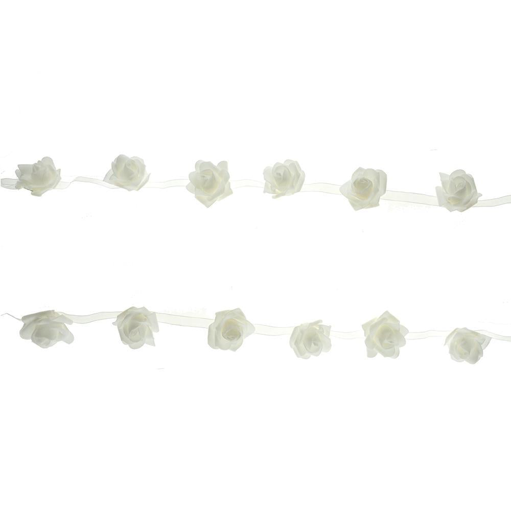 Foam Rose Hanging Garland, 56-Inch