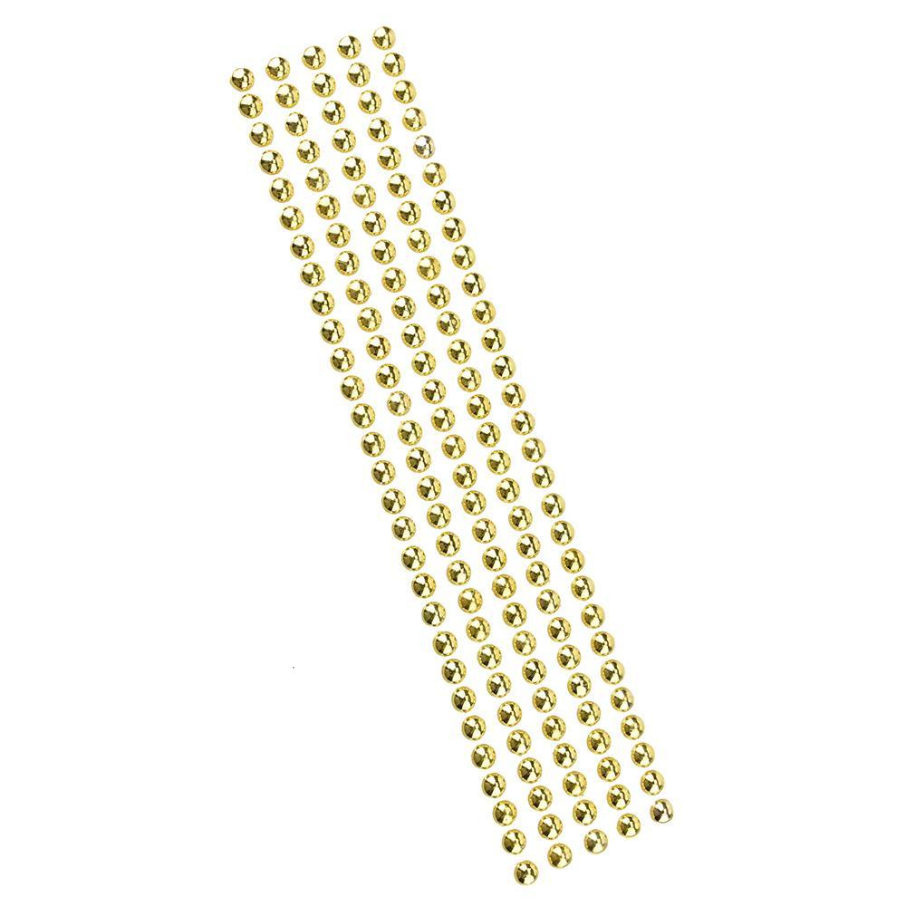 Metallic Stone Stickers, 1/4-Inch, 145-Count