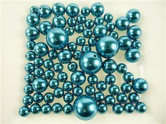 Assorted Plastic Pearl Beads, 14mm, 20mm, 30mm, 84-Piece