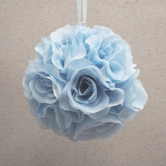 Silk Flower Kissing Balls Wedding Centerpiece, 6-Inch