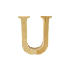 Pine Standing Wood Letters Numbers and Symbols, 2-inch, 3-count