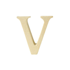 Pine Standing Wood Letters Numbers and Symbols, 2-inch, 3-count