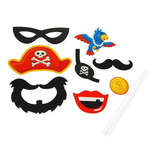DIY Kid Photo Booth Props, 8-piece