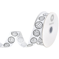 Volleyball Sports Grosgrain Ribbon, 7/8-inch
