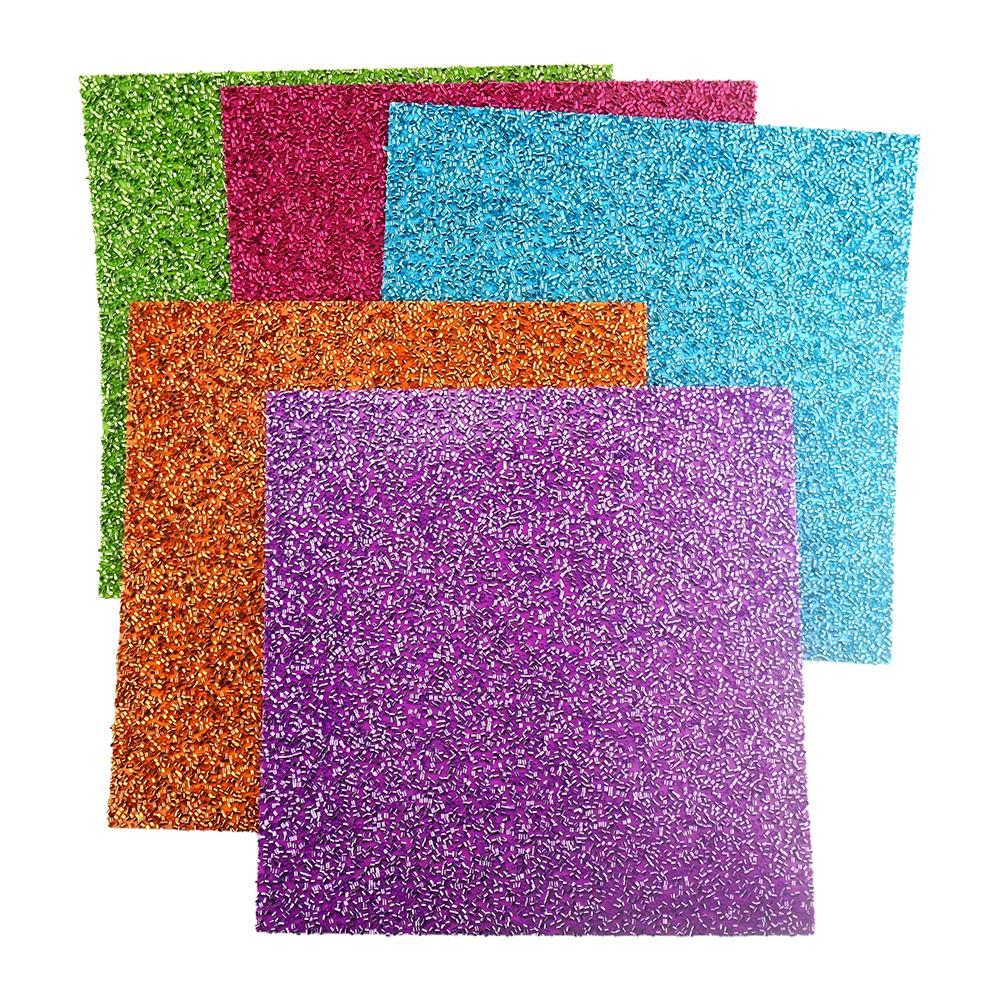 Metallic Tubes Card Stock Sheets, Assorted, 12-Inch, 5-Piece