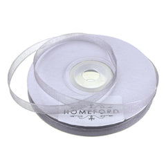 Sheer Organza Ribbon, 1/4-inch, 25-yard