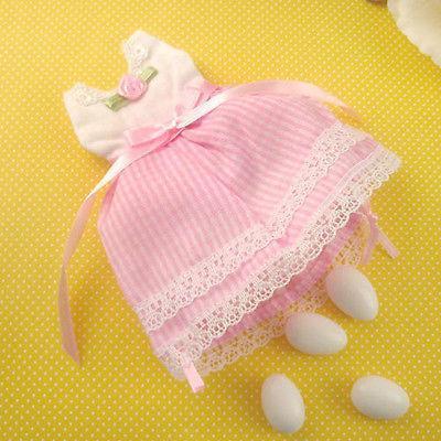 Baby Girl Boy Dress Clothes Outfit Favor Bags, 12-Count