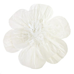 Paper Scalloped Magnolia Wall Flower, 20-Inch