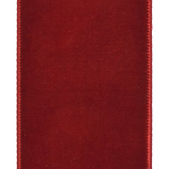 Woven Vintage Velvet Christmas Ribbon, 10-yard
