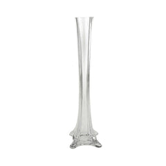 Tall Eiffel Tower Glass Vase Centerpiece, 20-inch