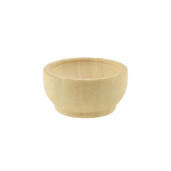 Wooden Craft Routered Base Bowl Miniatures, 1-1/8-inch, 4-count