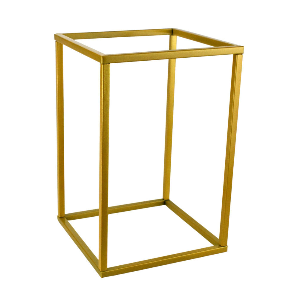 Metal Rectangular Stand Centerpiece, 12-inch x 8-inch