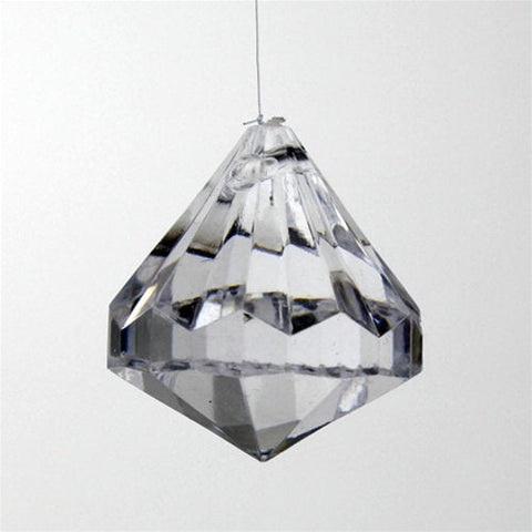 Hanging Acrylic Crystals Table Confetti Scatter, 1-3/8-inch, 42-count