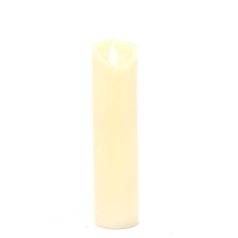 Flameless Wax Slender Pillar LED Candles