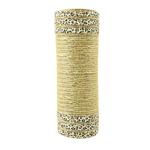 Natural Jute Line Fabric Mesh, 10-Inch x 10-Yard - Cheetah Edge