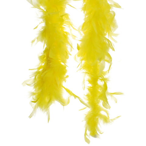 Chandelle Feather Boa, 5/12-Ounce, 2-Yard - Yellow