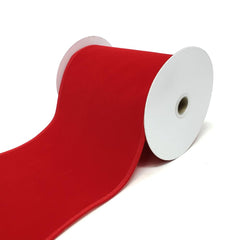 Christmas Velvet Wired Edge Ribbons, 10-yard