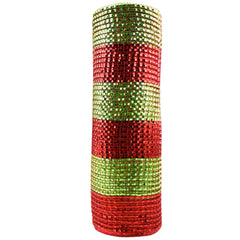Metallic Fabric Mesh, 10-Inch x 10-Yard
