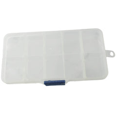 Plastic Organizer Box, 10 Slot, 5-Inch