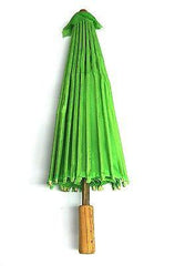 Paper Craft Umbrella with Bamboo Handle, 18-inch